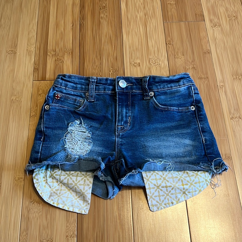 Girls Hudson jean shorts size 12
